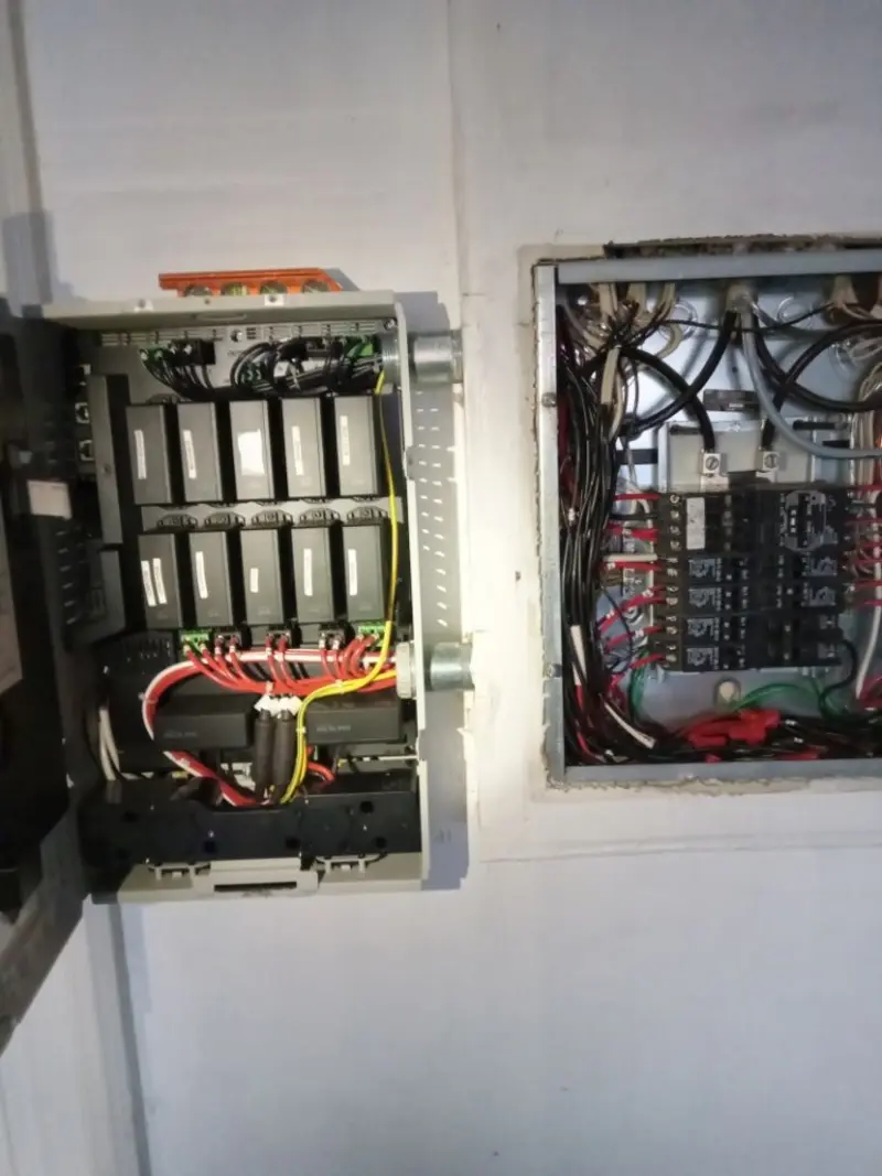 Electrical panel upgrade completed for Security Camera Wiring in Cape Coral